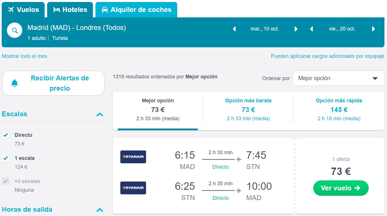 Tutorial Cómo encontrar vuelos baratos con Skyscanner Destu